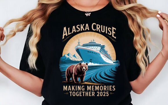 Alaska 2025 Cruise Family Shirt PNG Review