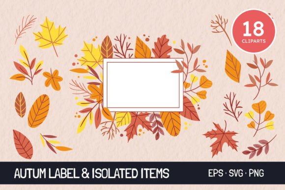 Autumn Label Isolated Items Review