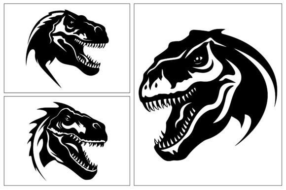 Dinosaur T-Rex Head Silhouette Embroidery Review