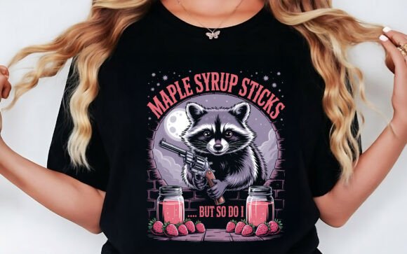 Funny Raccoon Strawberry Jams Shirt PNG Review