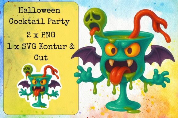 Halloween Cocktail Party 8 Embroidery Review