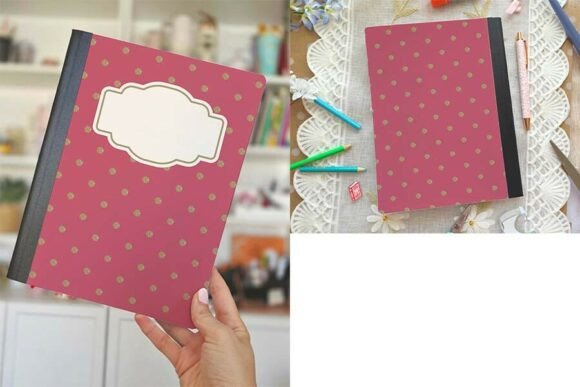 Pink with Dots Composition Book Cover Review