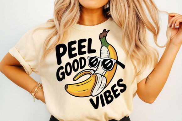 Review: Cool Banana with Good Vibes Typography Embroidery Design