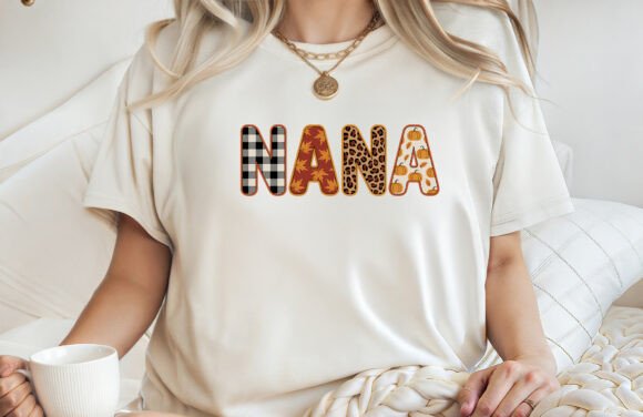 Review: Fall Autumn NANA T-Shirt Design PNG