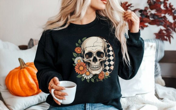 Review: Fall Vibes Checker Skull Embroidery Design
