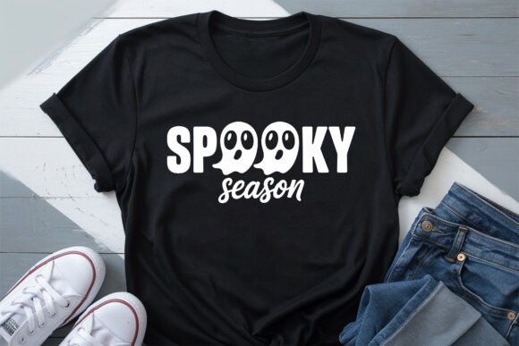 Spooky Season Cute Ghosts Tee PNG Review