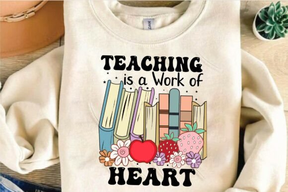 Teaching is a Work of Heart PNG Design Review
