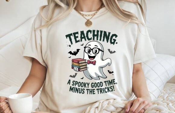 Teaching Spooky Time Halloween Shirt PNG Review