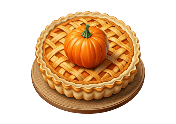 Watercolor Pie Often Pumpkin PNG