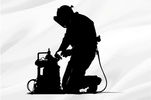 Welder Silhouette Vector Embroidery Review